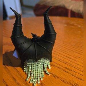 Maleficent Bath & Body Works Pocket Bac Holder With Sparkling Green Rhinestones
